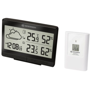 Statie meteo Bresser TemeoTrend LGX RC 7004502CM3000, termometru, higrometru, alarma - Img 2