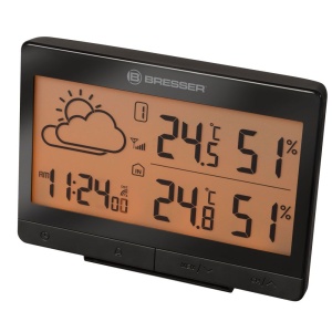 Statie meteo Bresser TemeoTrend LGX RC 7004502CM3000, termometru, higrometru, alarma - Img 4