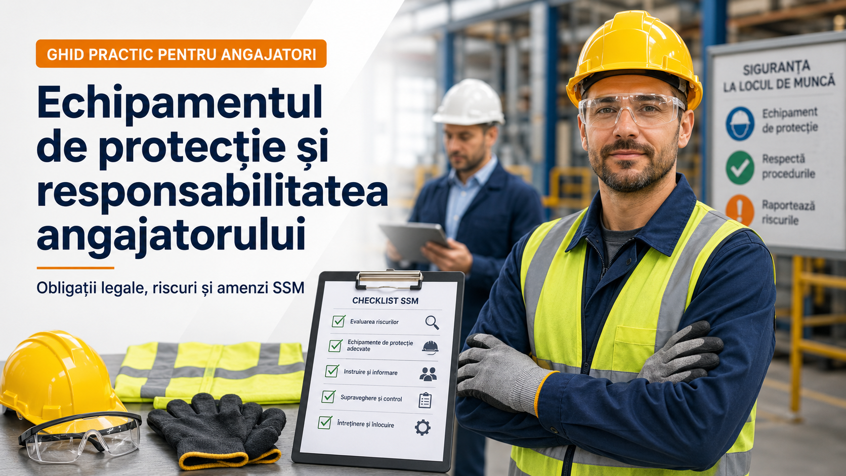 Amenzile pe care le risca antreprenorii daca angajatii nu poarta echipamentul de protectie - ProtectStore