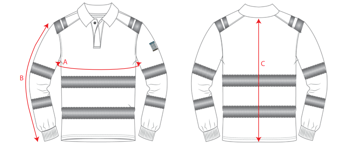 Ghid masuratori tricou FR732