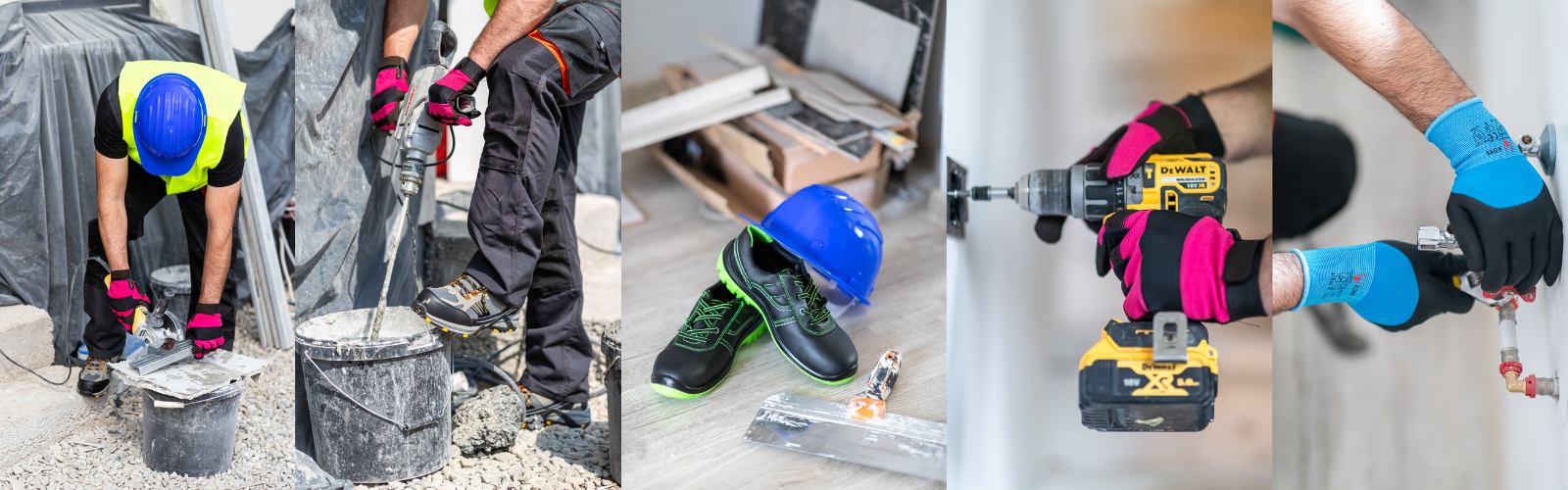 echipamente de protectie pentru lucrul pe santier