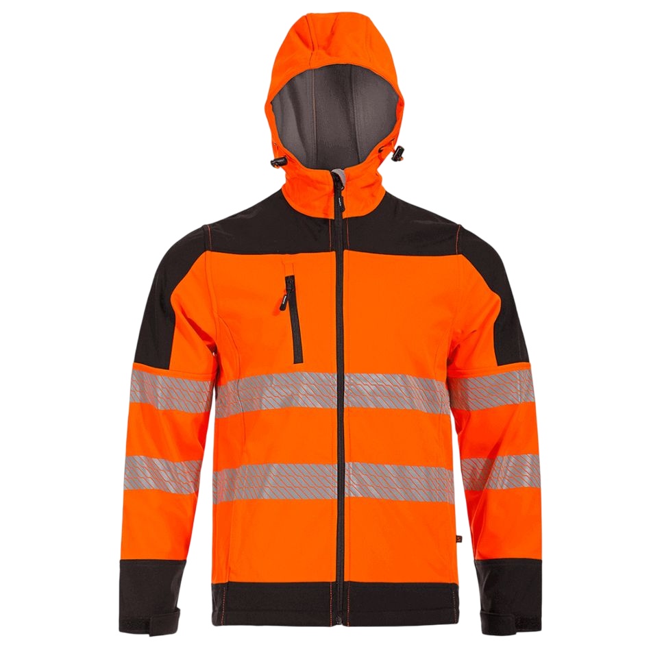 Jacheta softshell de inalta vizibilitate Nobel PRO 2.0, portocaliu