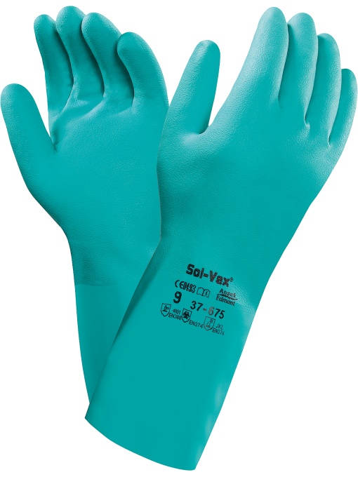Manusi de protectie antichimice Solvex 37-675, 12/set