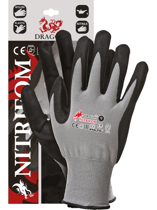 Manusi de protectie Nitrifom, 12/set