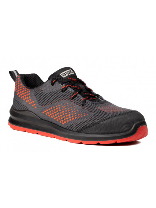 Pantofi de protectie Milerite S1P SRC, rosu