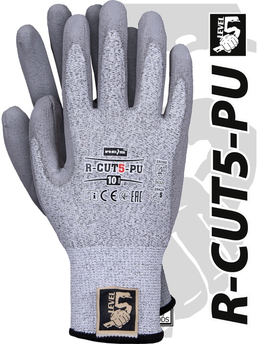 Manusi anti-taiere nivel 5 acoperite cu poliuretan – 12/set (4X42C)