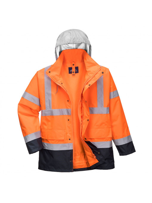 S471 - Jacheta contrast trafic Hi-Vis 4-in-1