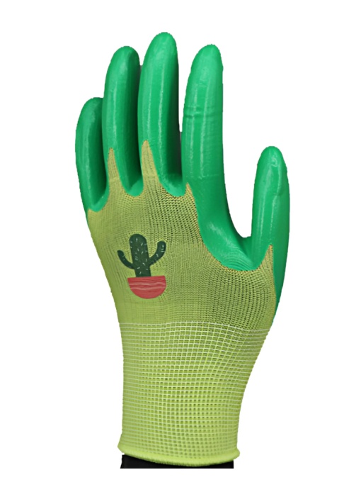 Manusi pentru gradinarit, 2 perechi/set, verde