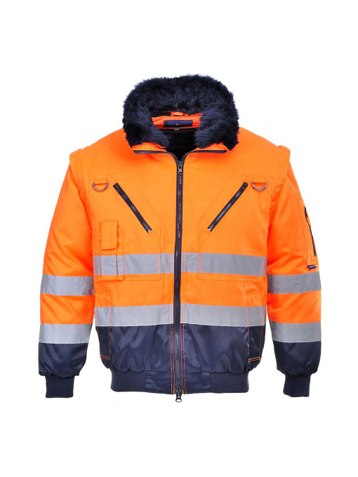 PJ50 - Jacheta Pilot 3 in 1 Hi Vis
