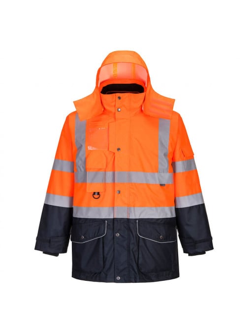 S426 - Jacheta respirabila Hi-Vis Breathable 7-in-1 Contrast Traffic