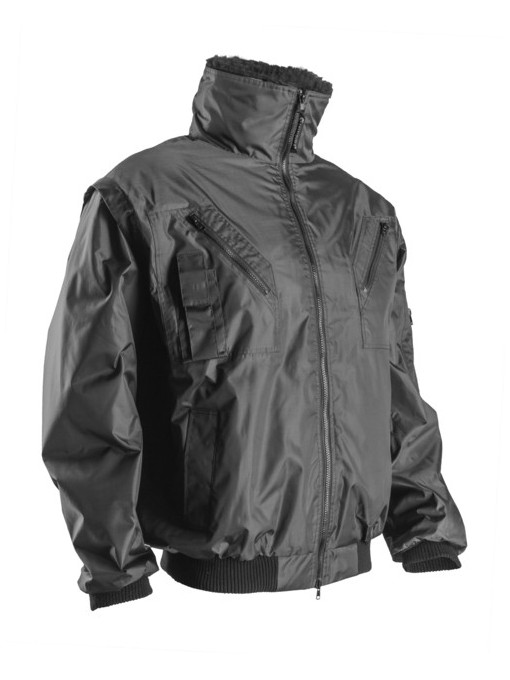 Jacheta pilot Zefly 2 în 1, neagra