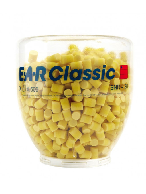 Rezerva container antifoane E.A.R. Classic One Touch, 500 perechi