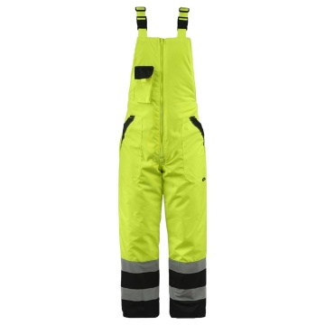 Pantalon de lucru impermeabil pentru iarnă HiVis Collins HV, galben neon