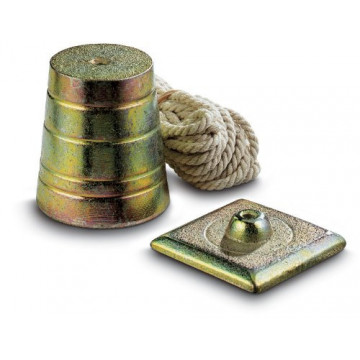 Fir cu plumb tronconic Stanley 0-47-160, fir de 3 m, corp metalic turnat