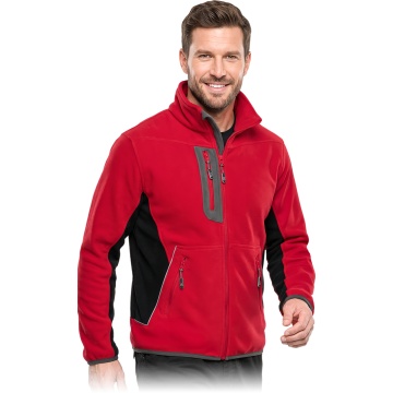 Jacheta de lucru FORMEN, fleece calduros, 3 buzunare cu fermoar, guler inalt si elemente reflectorizante