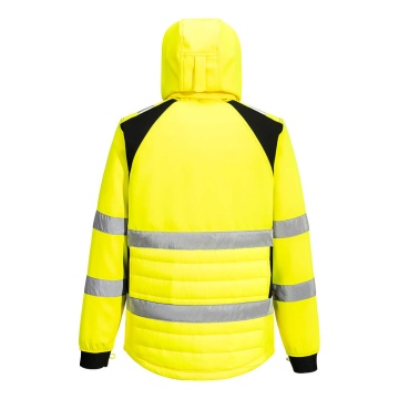 Jacheta de lucru Hi-Vis Eco Hybrid CD863 WX2, softshell, captusita, impermeabila - Img 2