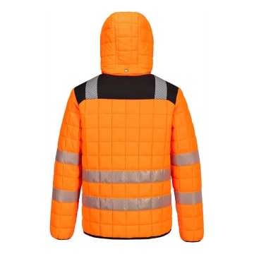 Jacheta de lucru Hi-Vis Hybrid Baffle T165 PW3, captusita, impermeabila, termica - Img 4
