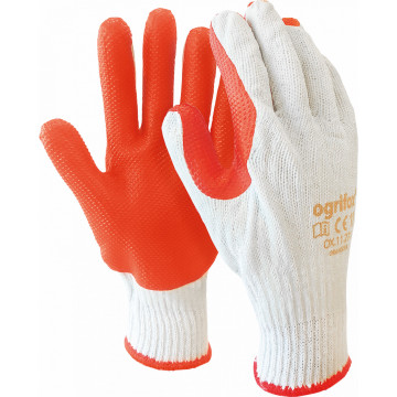 Manusi de lucru acoperite cu latex OX-ORANGINA