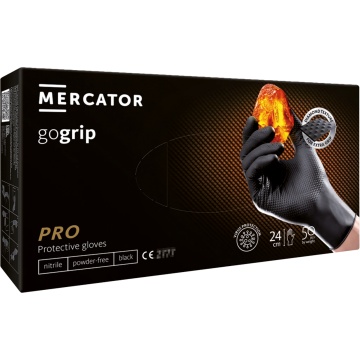 Manusi de protectie de unica folosinta din nitril GripGo, nepudrate