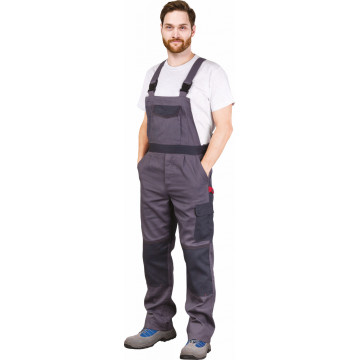 Pantaloni cu pieptar Bomull - Img 3