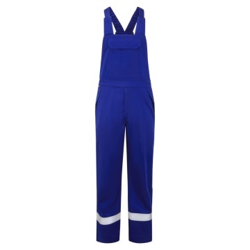 Pantaloni cu pieptar FR418 Bizflame Work+, ignifugi, antistatici, protectie chimica, protectie ARC