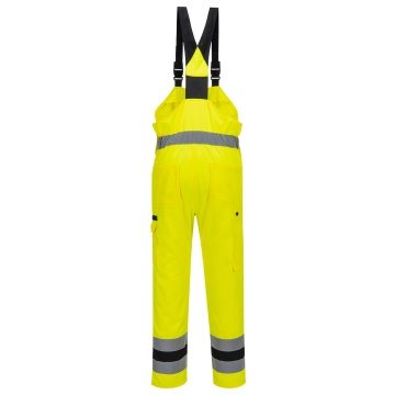 Pantaloni cu pieptar Hi-Vis Eco Stretch CD852 WX2, cu 16 buzunare - Img 2