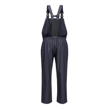 Pantaloni cu pieptar S653 Flexatex Chem, impermeabili, respirabili, protectie chimica - Img 2
