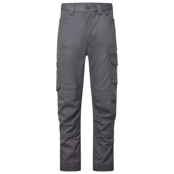 Pantaloni de lucru cargo KA323, bumbac elastic, 8 buzunare - Img 6