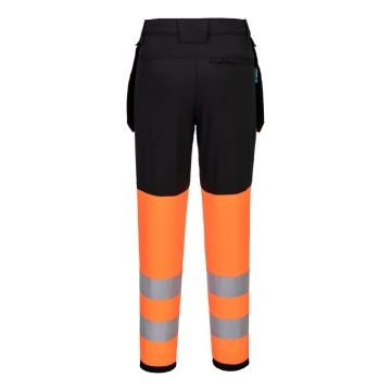 Pantaloni de lucru Hi-Vis cu buzunare holster CD858 WX2 Eco, stretch - Img 4