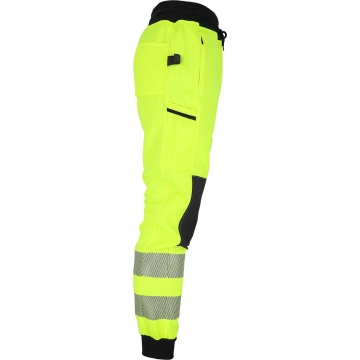 Pantaloni de lucru in talie Bremmen Hi-Vis, pentru barbati, din bumbac si poliester, cu insertii Rip-Stop, pentru logistica si industrie - Img 9