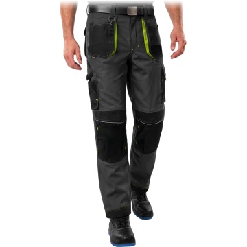 Pantaloni de lucru in talie Formen, buzunare multiple, suport genunchiere, elemente reflectorizante - Img 5