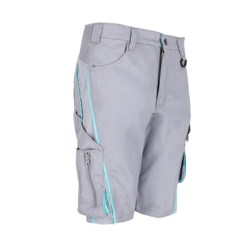 Pantaloni de lucru scurti dama FWNA, twill cu elastan, talie elastica, buzunare multiple - Img 7
