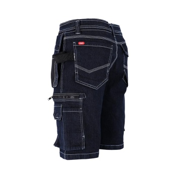 Pantaloni de lucru scurti JEANS415-TS, talie elastica, buzunare pentru unelte, insertii Cordura - Img 6