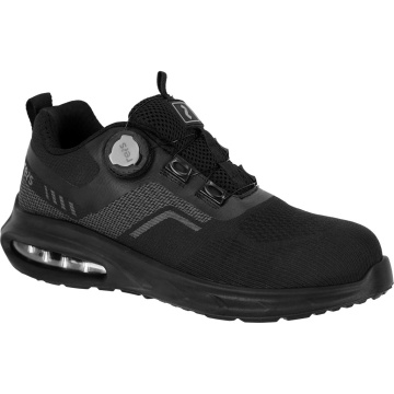 Pantofi de protectie barbati, Wing-P S1P, usori, cu bombeu metalic, talpa antiderapanta, negri - Img 3