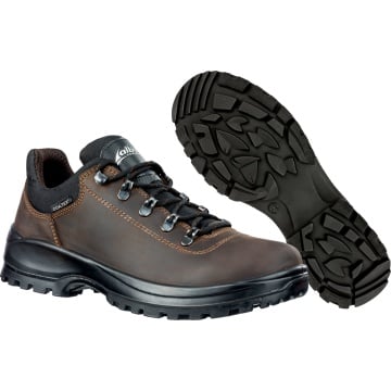 Pantofi trekking/drumetii Albatros Eiger CTX, fara bombeu, din piele, talpa antiderapanta, toamna/vara, maro