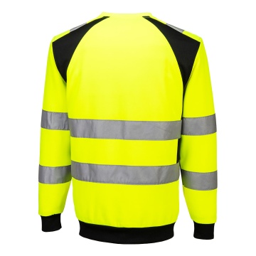 Pulover de lucru Hi-Vis Eco CD805 WX2, captusit, din materiale reciclate, reflectorizant - Img 2