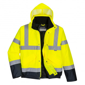 S266 - Jacheta Contrast Bomber Hi-Vis - Img 1