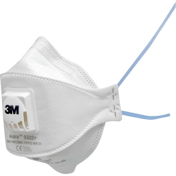 Semimasca de protectie cu supapa 3M 9322 FFP2, 10/set