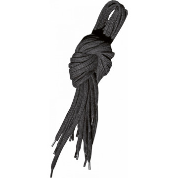 Sireturi plate 100cm, negre, 5 perechi/set