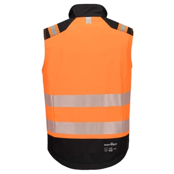 Vesta de lucru Hi-Vis FR719 PW3 Modaflame Softshell, ignifuga, antistatica, impermeabila - Img 4