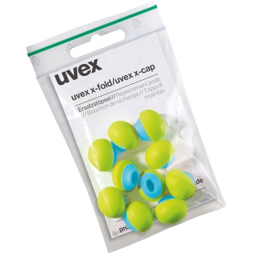 Antifoane interne tip coronita pliabila UVEX X-Cap SNR 24 DB, 60 perechi/set