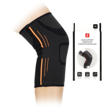 Bandaj elastic pentru genunchi cu stabilizare rotuliana