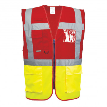 C276 - Vesta Warsaw Hi-Vis Contrast Executive Vest - Img 1