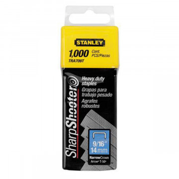 Capse Stanley 1-TRA709T Tip G, 14 mm, otel galvanizat, 1000 bucati