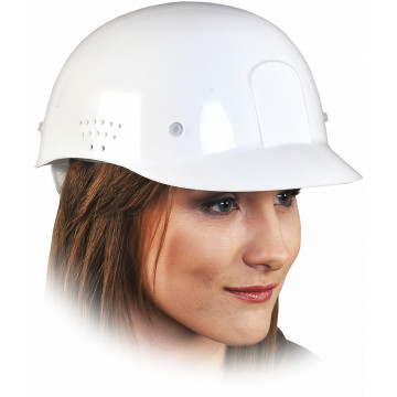 Casca de protectie BUMP-HDPE, alba