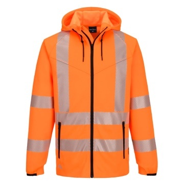 Hanorac de lucru Hi-Vis KX303 KX3 Sport cu fermoar, captusit, reflectorizant - Img 3