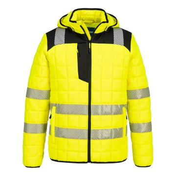 Jacheta de lucru Hi-Vis Hybrid Baffle T165 PW3, captusita, impermeabila, termica