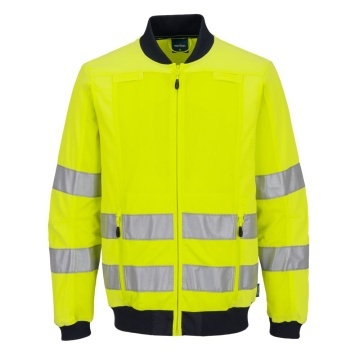 Jacheta de lucru Hi-Vis T164 cu panouri mesh, stretch, ventilata