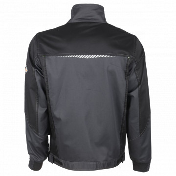 Jacheta de lucru Prisma Spandex, gri/negru - Img 2