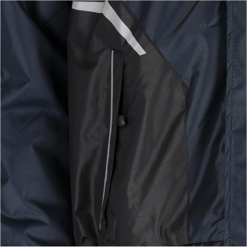 Jacheta de lucru vatuita ASTRAL cu gluga detasabila, interior fleece, buzunare multiple si elemente reflectorizante - Img 6